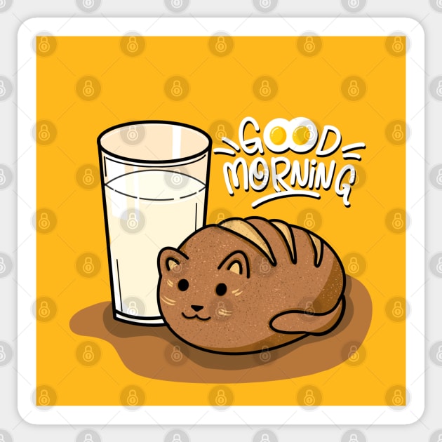 Good morning Sticker by Kuchisabishii